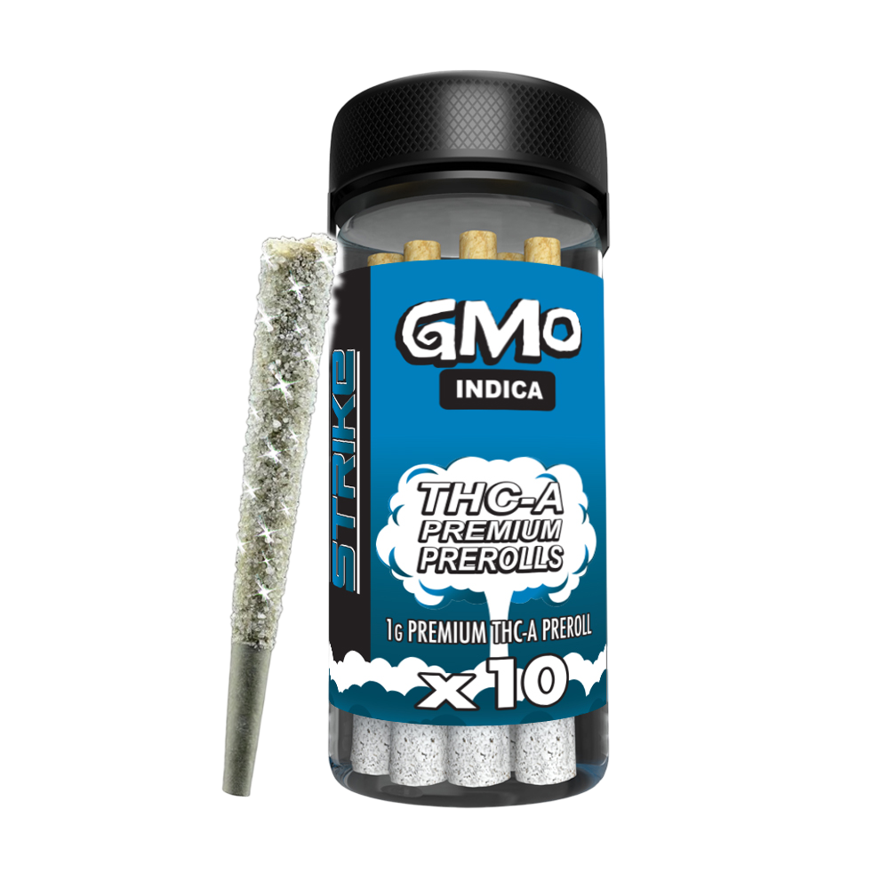 STRIKE 10CT JAR 1G PRE ROLL INDICA- GMO