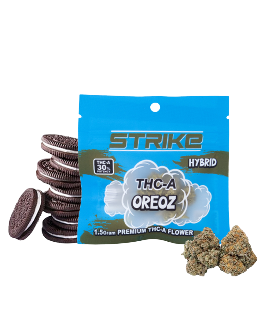 STRIKE THC-A 1.5G FLOWER HYBIRD OREOZ