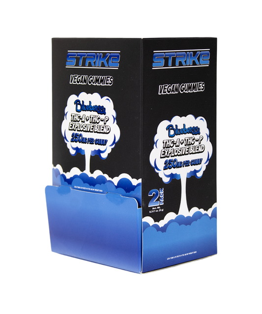 VEGAN GUMMIES ВОX оf 30 (2 Ct) 250MG PER GUMMY, BLUEBERRY