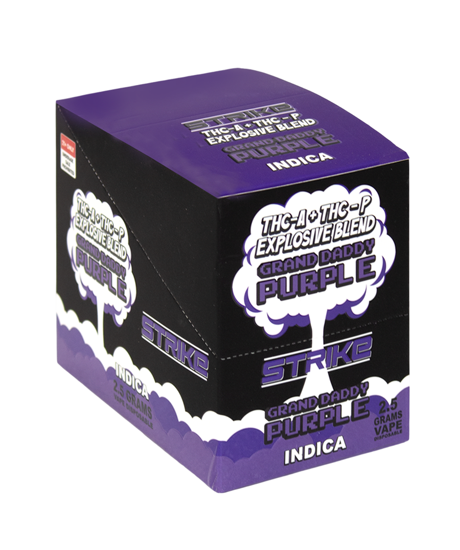 STRIKE 2,5G DISPOSABLE SATIVA - GRAND DADDY PURPLE