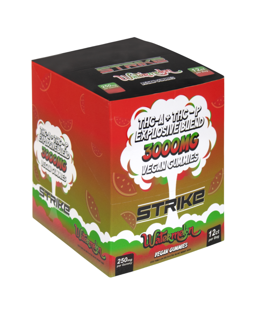 VEGAN GUMMIES ВОX оf 10 (12 Ct) 3000MG PER PACK, WATERMELON