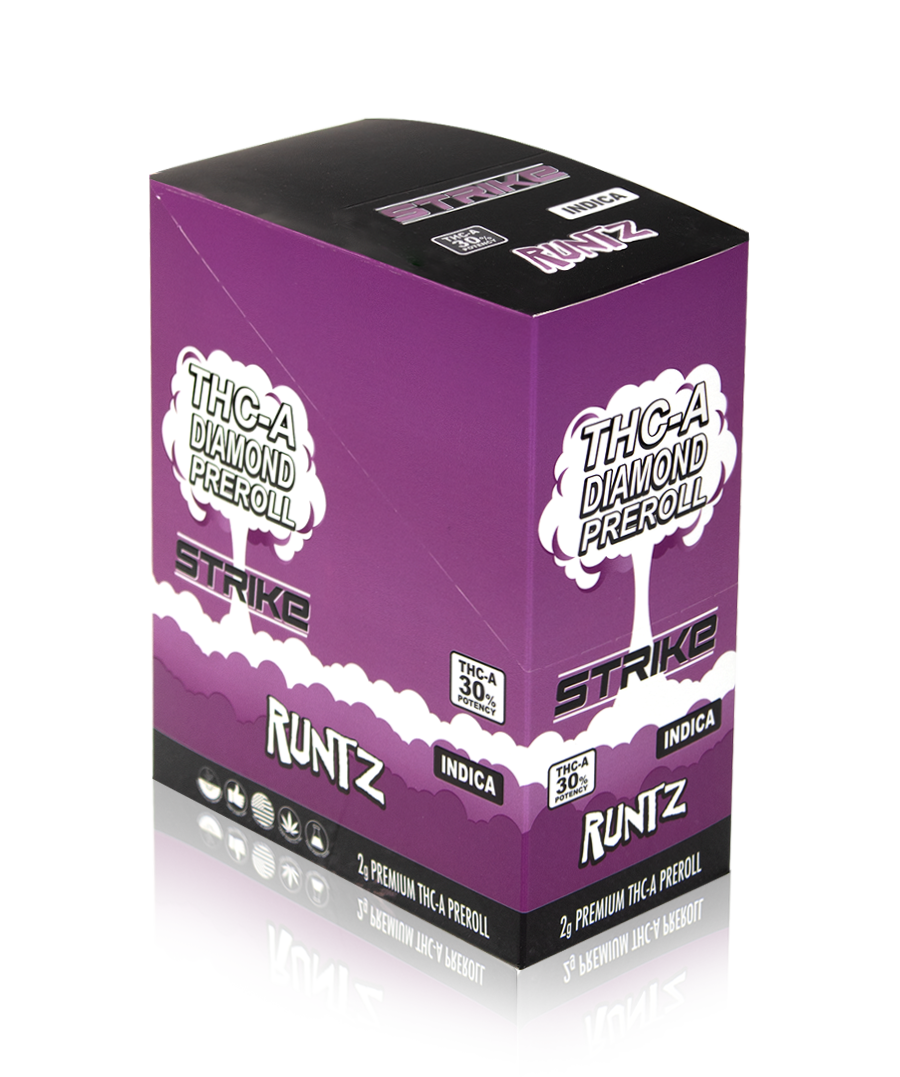THC-A DIAMOND 2G PRE-ROLL Z RUNTZ INDICA