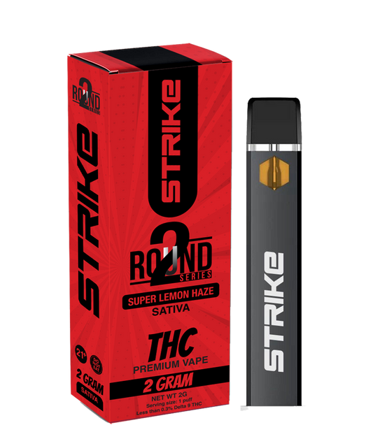 STRIKE ROUND2 SERIES 2G DISPOSABLE SATIVA – SUPER LEMON HAZE