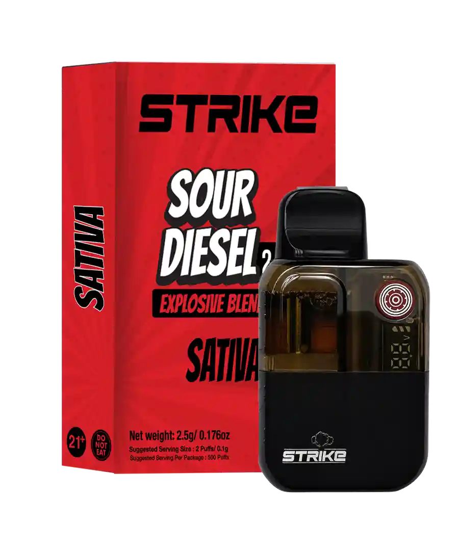 STRIKE 2,5G DISPOSABLE SATIVA - SOUR DIESEL