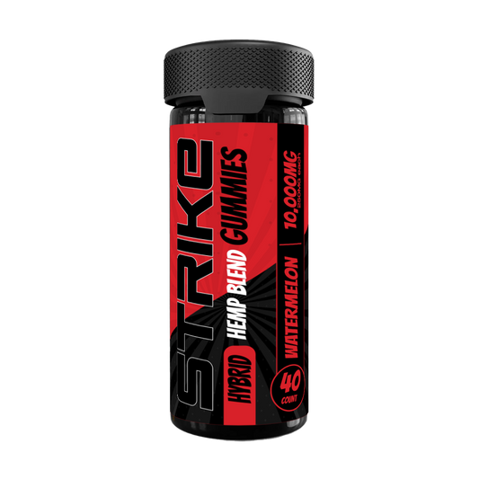 THC-A DELTA HEMP BLEND GUMMIES 10,000MG 250MG EACH 40 СOUNT, WATERMELON