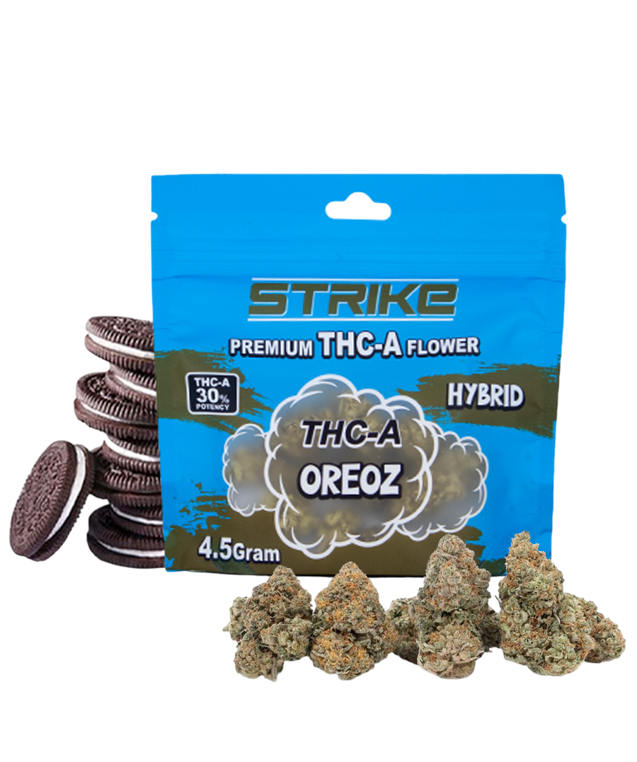 STRIKE THC-A 4.5G FLOWER HYBIRD OREOZ
