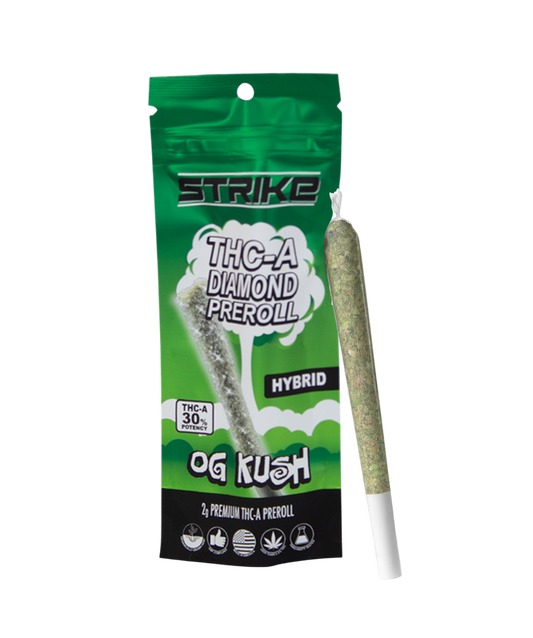 THC-A DIAMOND 2G PRE-ROLL OG KUSH HYBRID