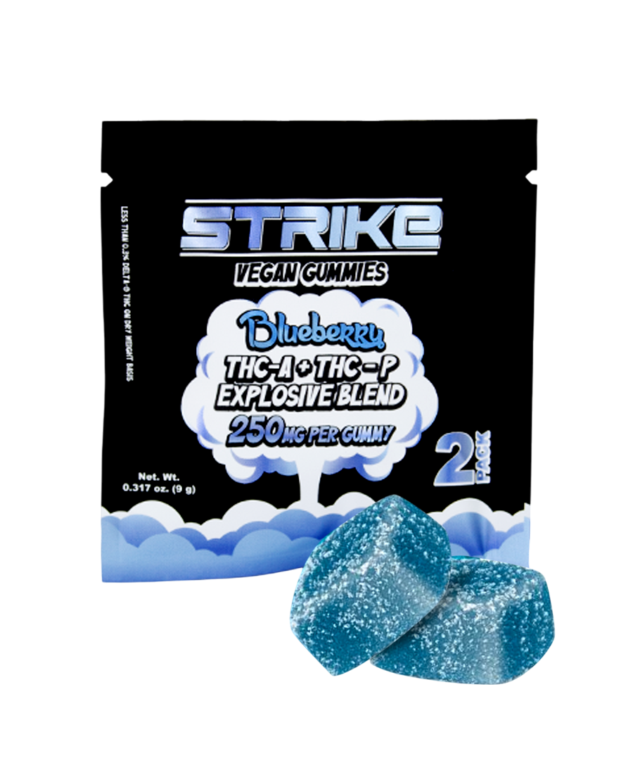 VEGAN GUMMIES ВОX оf 30 (2 Ct) 250MG PER GUMMY, BLUEBERRY