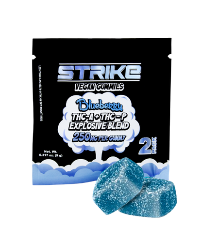 VEGAN GUMMIES ВОX оf 30 (2 Ct) 250MG PER GUMMY, BLUEBERRY