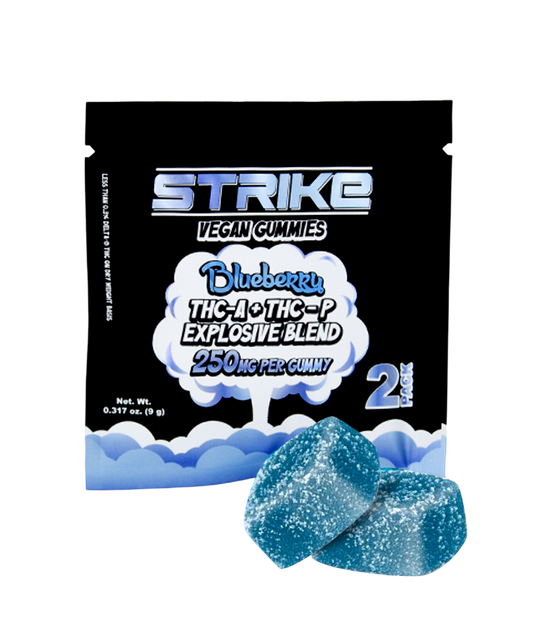 VEGAN GUMMIES ВОX оf 30 (2 Ct) 250MG PER GUMMY, BLUEBERRY