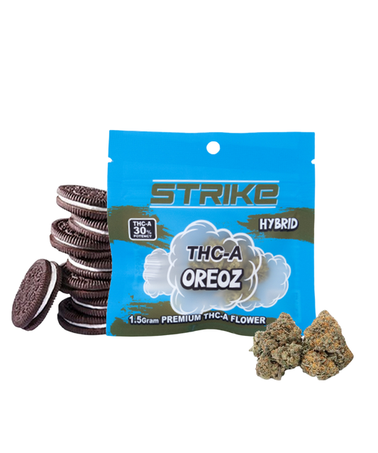 STRIKE THC-A 1.5G FLOWER HYBIRD OREOZ