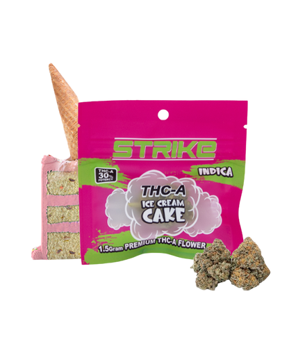 STRIKE THC-A 1.5G FLOWER INDICA ICE CREAM CAKE