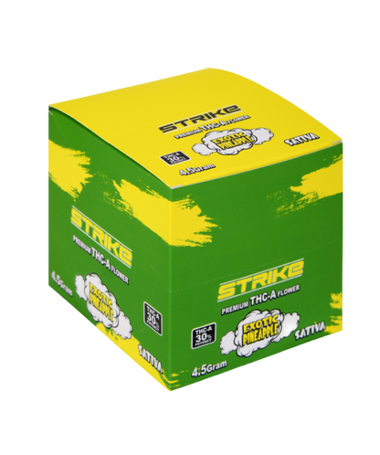 STRIKE THC-A 4.5G FLOWER SATIVA EXOTIC PINEAPPLE