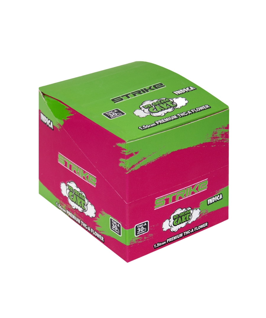 STRIKE THC-A 1.5G FLOWER INDICA ICE CREAM CAKE
