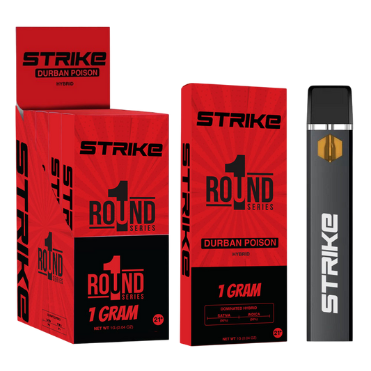STRIKE ROUND1 SERIES 1G DISPOSABLE HYBRID - DURBAN POISON