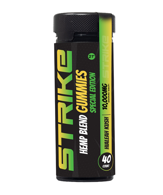 THC-A DELTA HEMP BLEND GUMMIES 10,000MG 250MG EACH 40 СOUNT, HIALEAH-KUSH