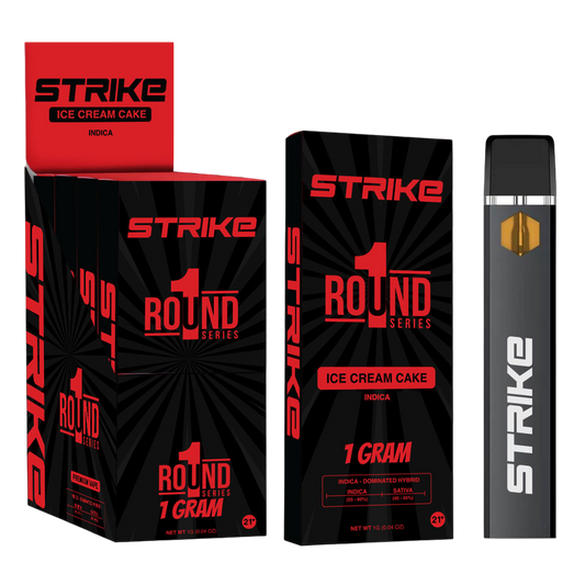 STRIKE ROUND1 SERIES 1G DISPOSABLE INDICA - ICECREAM CE