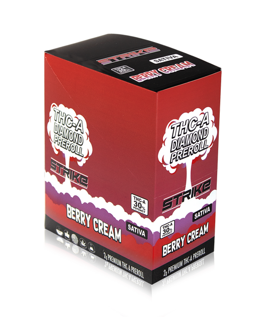 THC-A DIAMOND 2G PRE-ROLL BERRY CREAM SATIVA