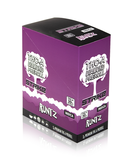 THC-A DIAMOND 2G PRE-ROLL Z RUNTZ INDICA