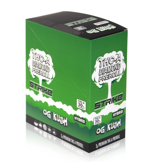 STRIKE DIAMOND 2G PRE-ROLL INDICA OG KUSH