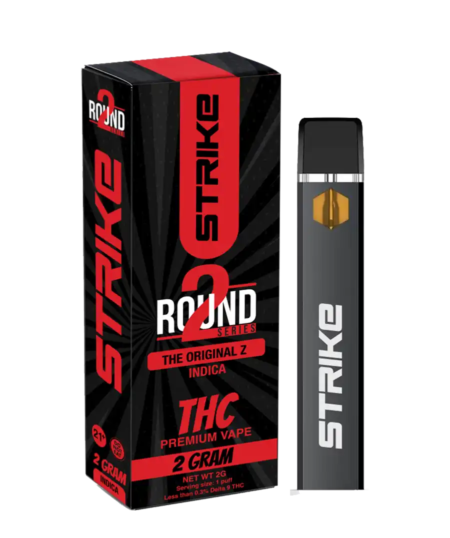 STRIKE ROUND2 SERIES 2G DISPOSABLE INDICA – THE ORIGINAL Z